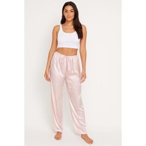 JNY | VTG Pink Satin Like PJ Bottoms